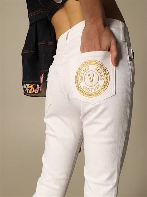 white versace pants|Versace pants women.